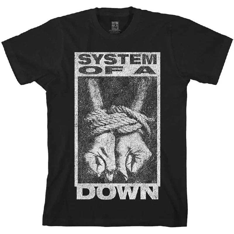 System Of A Down | Official Band T-Shirt | Ensnared Wool Fabric Cashmere Fabric Tweed Fabric