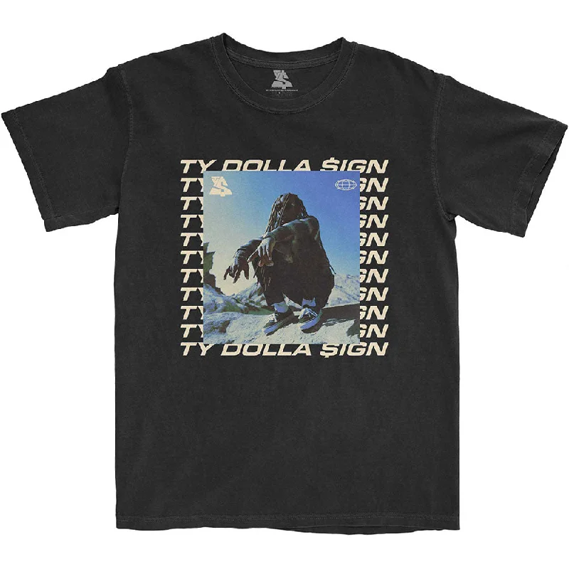 Ty Dolla Sign | Official Band T-Shirt | Global Square Denim Fabric Leather Fabric Suede Fabric