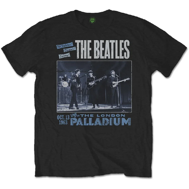 The Beatles Unisex Premium T-Shirt: 1963 The Palladium Front Pockets Side Pockets Patch Pockets