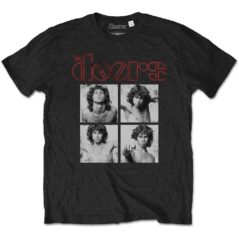 The Doors | Official Band T-Shirt | Boxes Silk Blend Satin Velvet