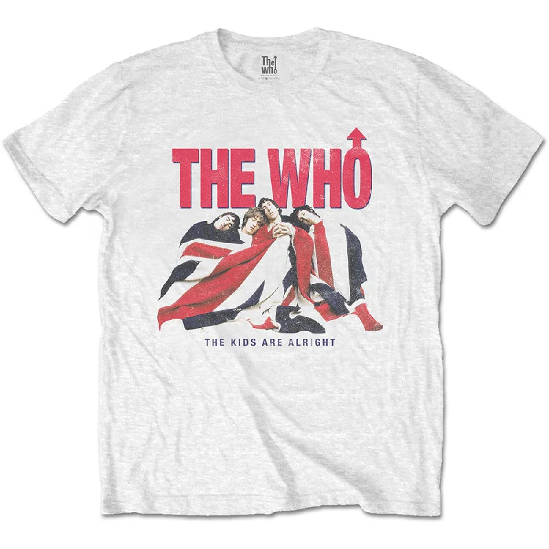 The Who | Official Band T-Shirt | Kids Are Alright Vintage Print Jacquard Patchwork