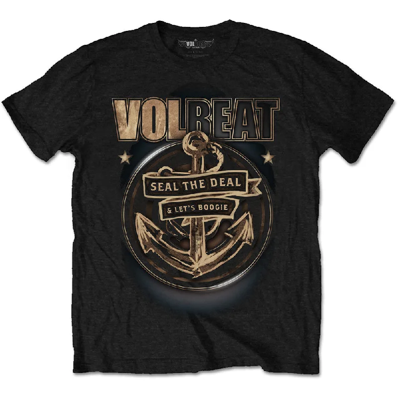 Volbeat | Official Band T-Shirt | Anchor Satin Fabric Silk Fabric Chiffon Fabric