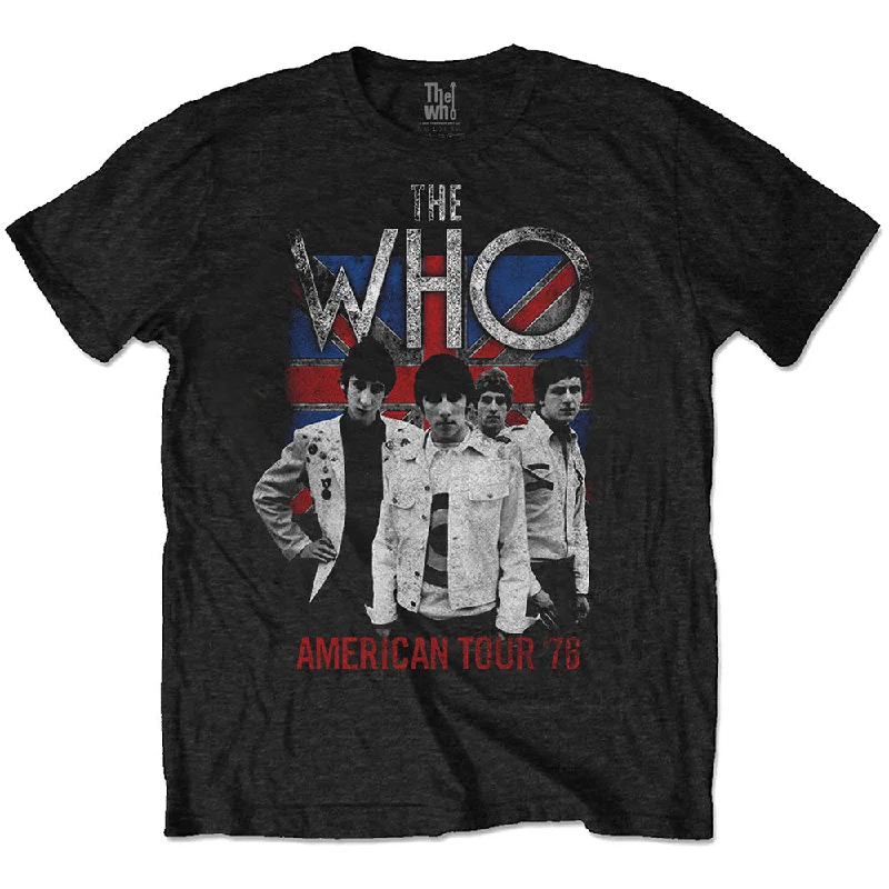 The Who Unisex Eco T-Shirt: American Tour '79 Chenille Blend Fleece Blend Nylon Blend