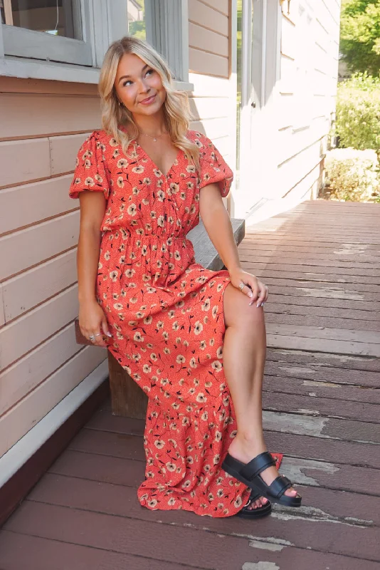 Azaria Maxi Dress Cozy Cold-Shoulder Maxi Dress