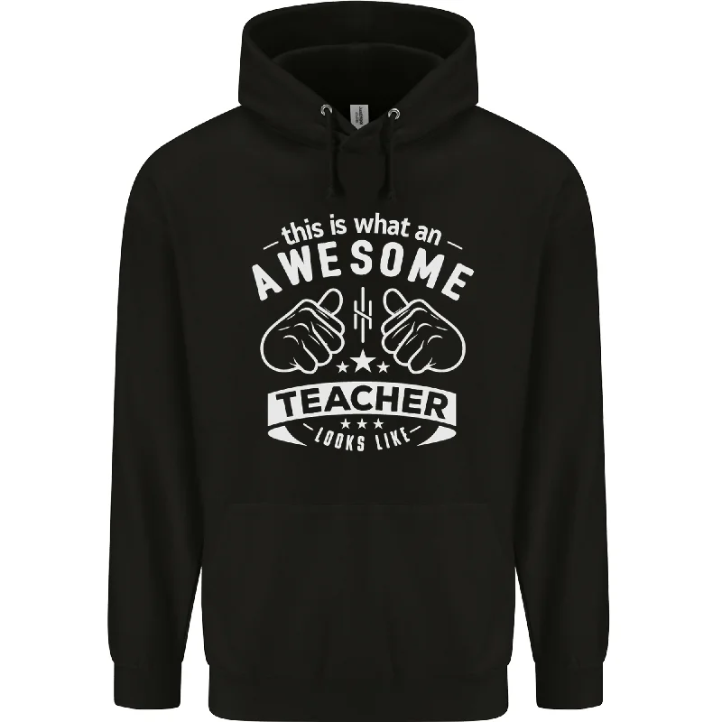 Awesome Teacher Looks Like Teaching Funny Mens 80% Cotton Hoodie Hoodie Sweatshirt Pullover Awesome Teacher Looks Like Teaching Funny Mens 80% Cotton Hoodie Hoodie Sweatshirt Pullover