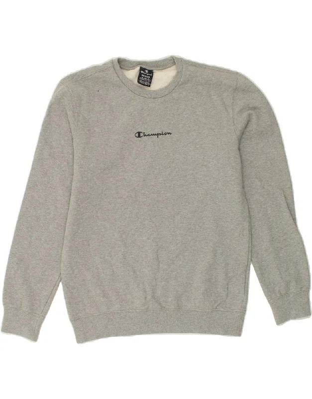 CHAMPION Mens Graphic Sweatshirt Jumper Medium Grey Cotton Hoodie with Camouflage Military Edgy CHAMPION Mens Graphic Sweatshirt Jumper Medium Grey Cotton Hoodie with Camouflage Military Edgy