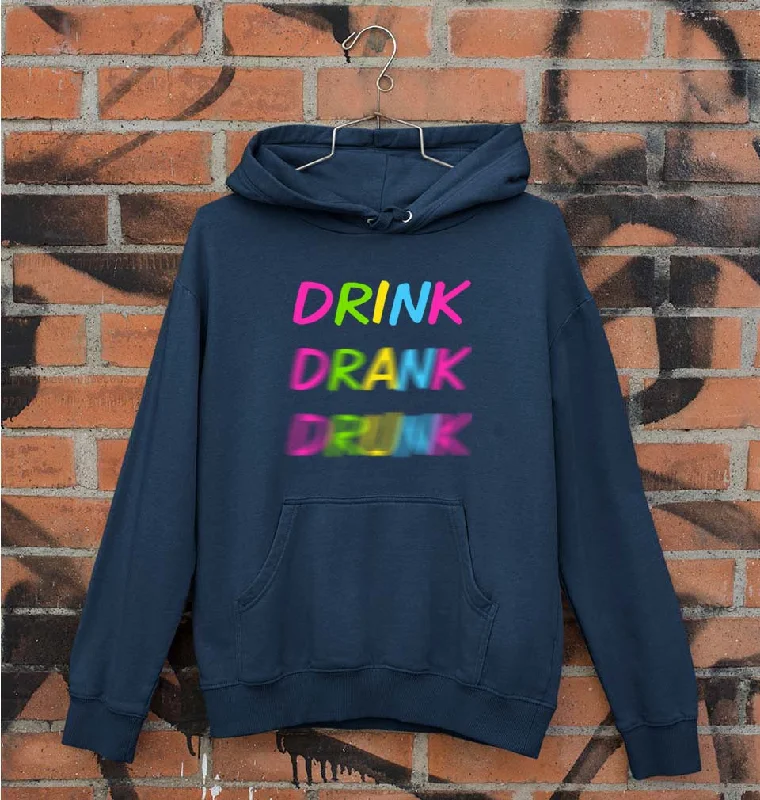 Drink Alcoholic Unisex Hoodie for Men/Women Hoodie with Hidden Zipper Minimalist Clean Drink Alcoholic Unisex Hoodie for Men/Women Hoodie with Hidden Zipper Minimalist Clean