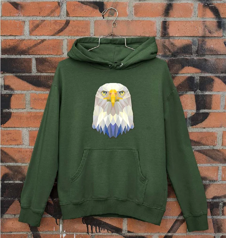 Eagle Unisex Hoodie for Men/Women Hoodie with Tied Waist Feminine Flattering
