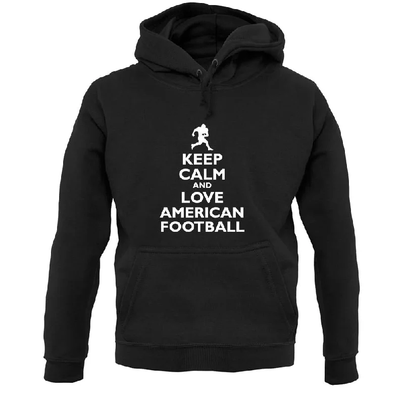 Keep Calm And Love American Football Unisex Hoodie Hoodie with Pattern Geometric Abstract Keep Calm And Love American Football Unisex Hoodie Hoodie with Pattern Geometric Abstract