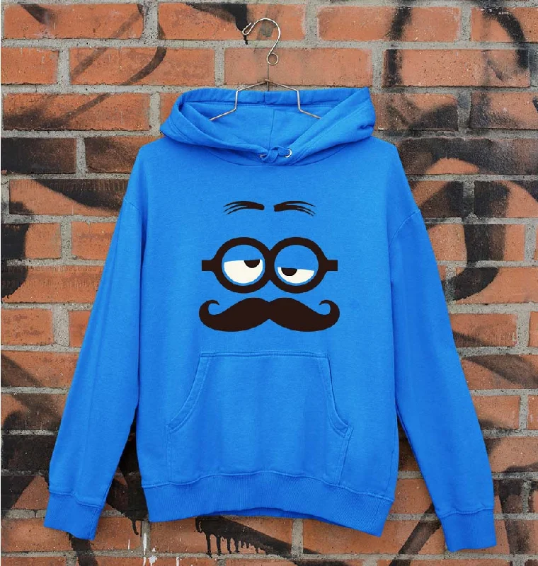 Minion Unisex Hoodie for Men/Women Hoodie with Snap Buttons Easy Quick