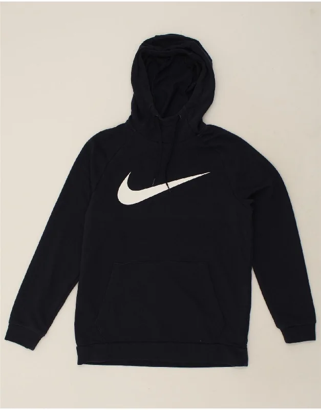 NIKE Mens Dri Fit Graphic Hoodie Jumper Small Navy Blue Cotton Cotton Hoodie Fleece Lining Warmth NIKE Mens Dri Fit Graphic Hoodie Jumper Small Navy Blue Cotton Cotton Hoodie Fleece Lining Warmth