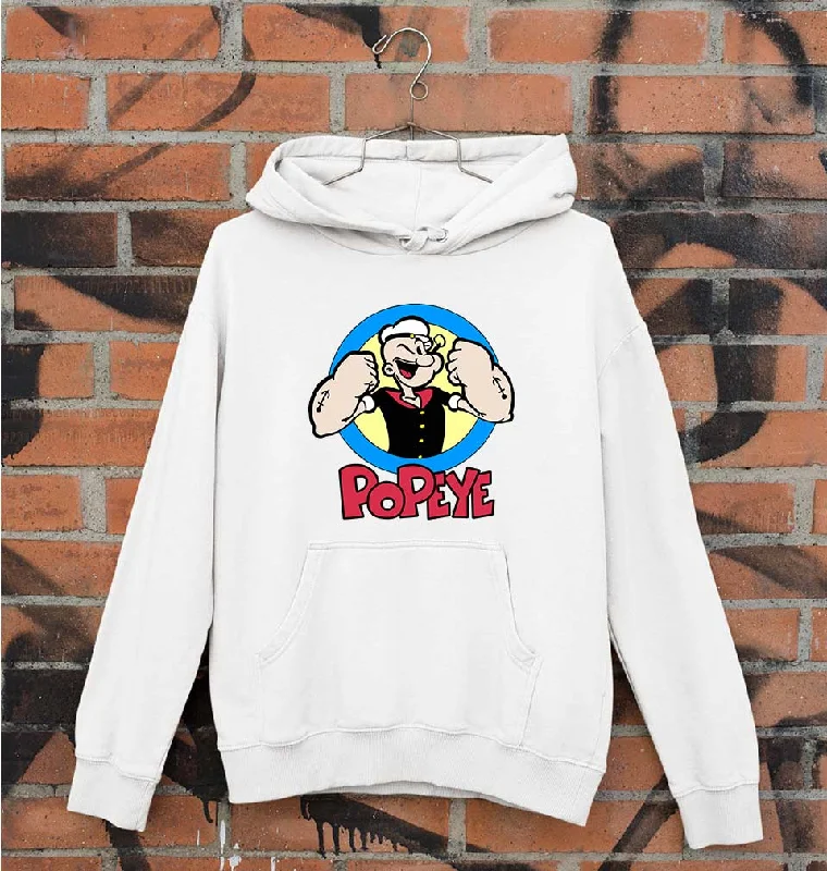 Popeye Unisex Hoodie for Men/Women Hoodie with Bell Sleeves Flared Feminine