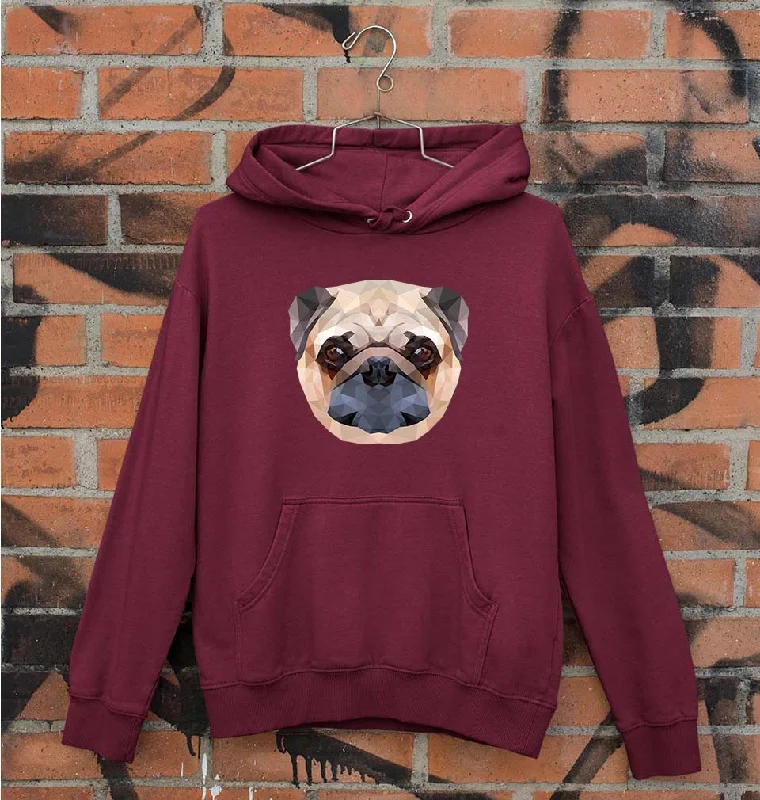 Pug Dog Unisex Hoodie for Men/Women Hoodie with Camouflage Military Edgy