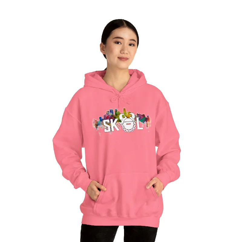 Unisex Heavy Blend™ Hoodie - Skyline Hoodie with Elastic Cuffs Stretchable Comfortable Unisex Heavy Blend™ Hoodie - Skyline Hoodie with Elastic Cuffs Stretchable Comfortable