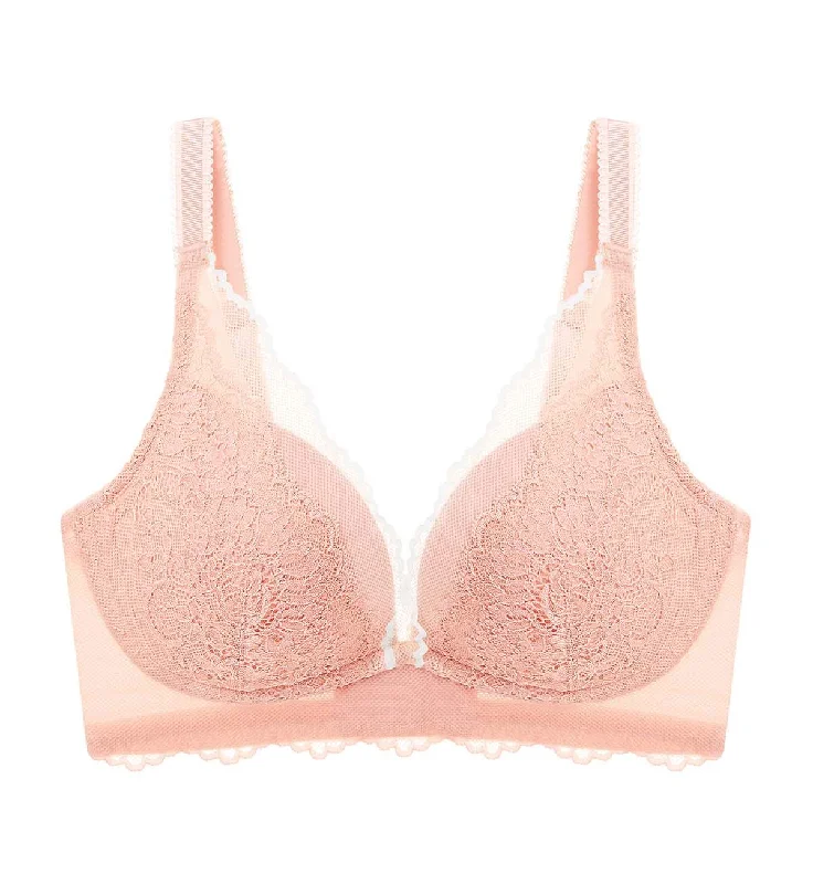 Beauty Layer Non-Wired Push Up Deep V Bra Soft Support Bra