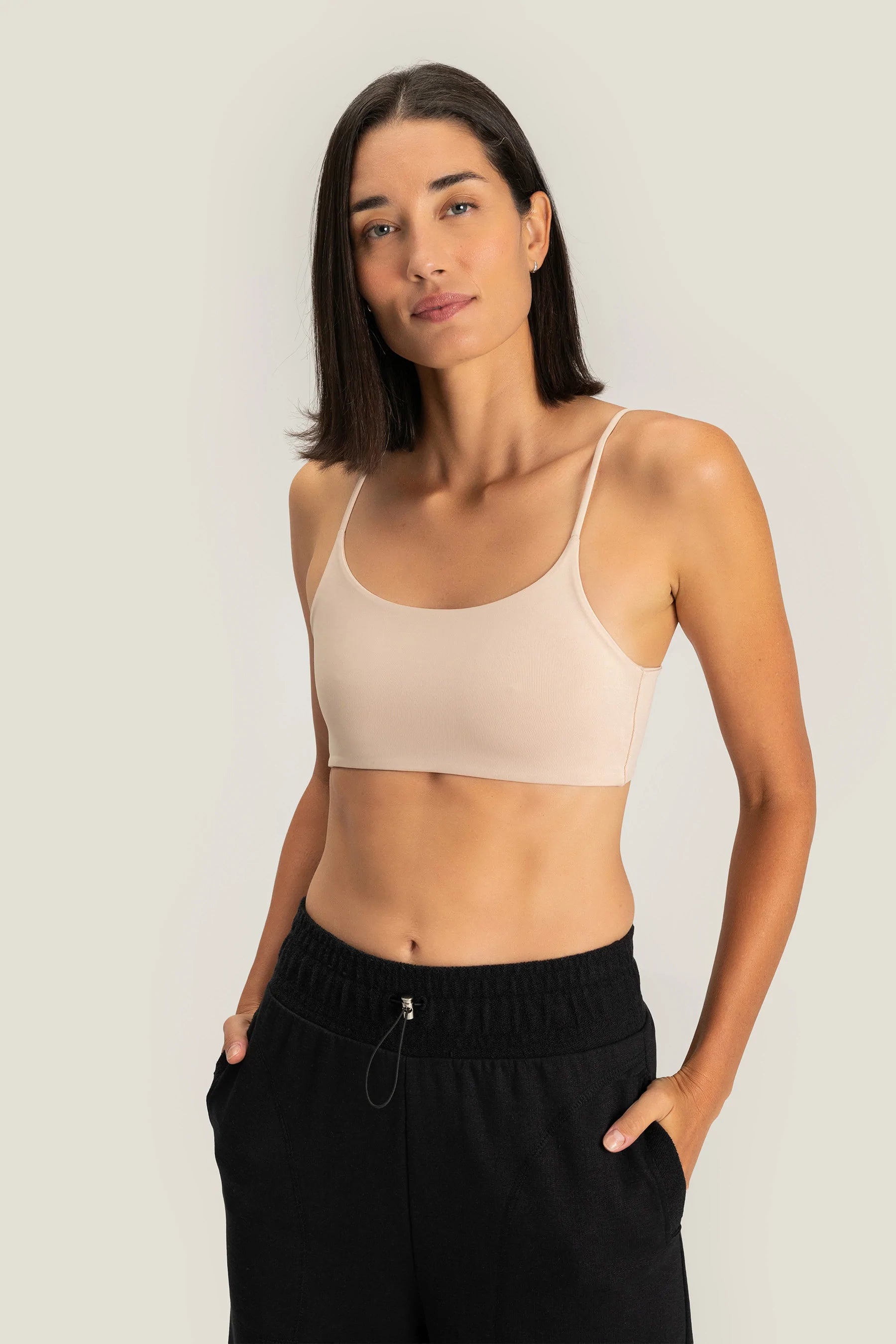 Curve Soft Low Sports Bra Elegant Silk Bra