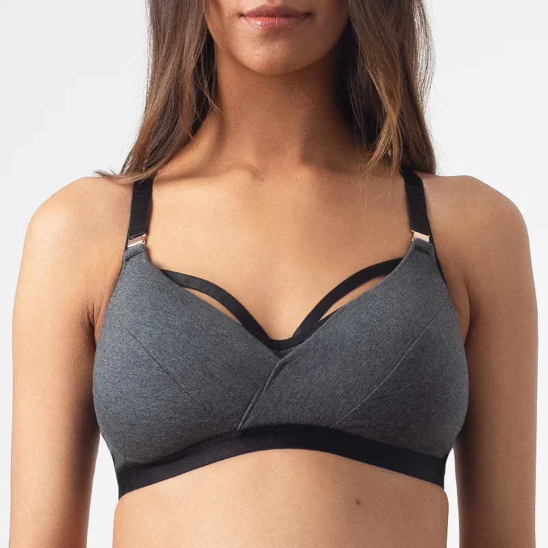 ESCAPIST COTTON WRAP CONTOUR NURSING BRA - WIREFREE Cotton Comfort Bra