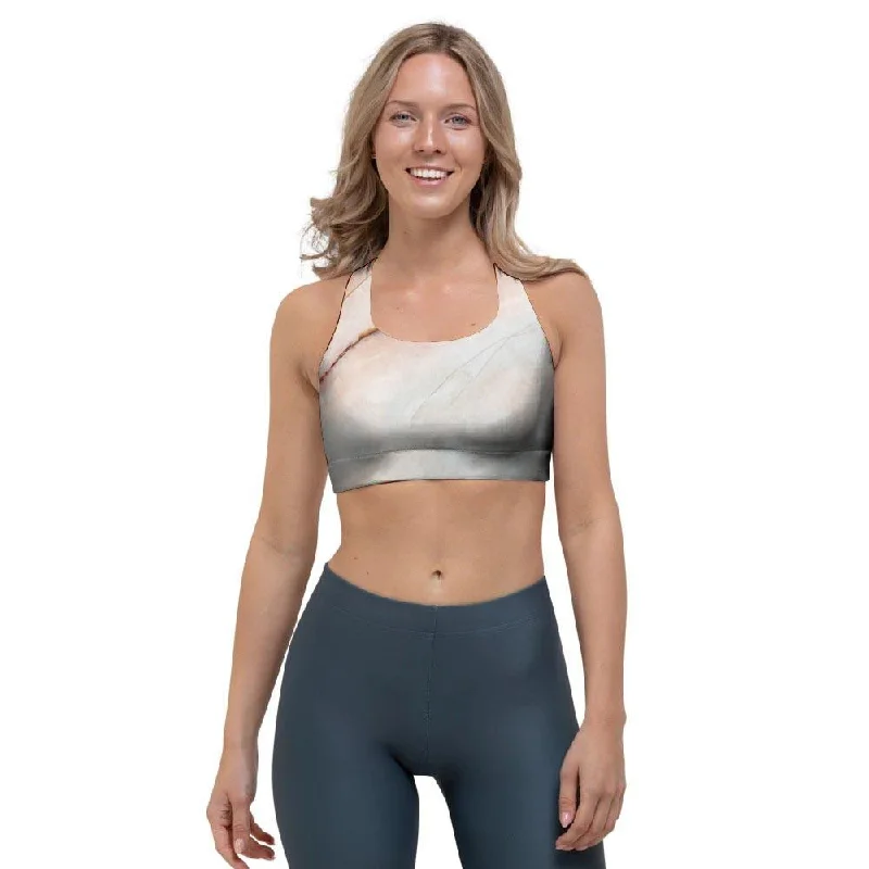 Marble Sports Bra Seamless Wireless Bra