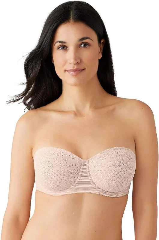 WACOAL VISUAL EFFECTS STRAPLESS MINIMIZER BRA 854310 Light Padded Bra