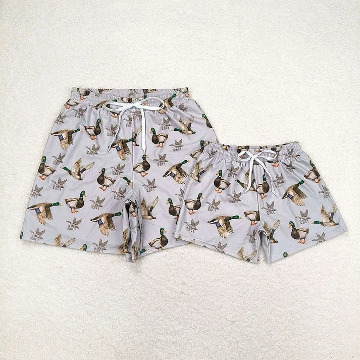 RTS Baby Daddy Boys Summer Ducks Hunting Trunks Swimsuits Swimwears Swimsuit with Skirt RTS Baby Daddy Boys Summer Ducks Hunting Trunks Swimsuits Swimwears Swimsuit with Skirt