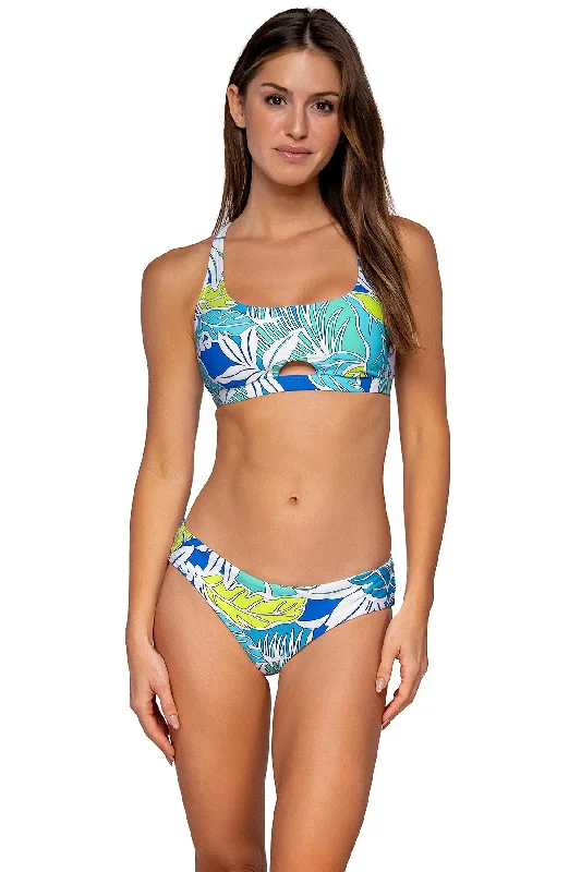 Sunsets Women's Swimwear Kailua Bay Brandi Bralette Bikini Top Sporty Racerback Swimsuit Sunsets Women's Swimwear Kailua Bay Brandi Bralette Bikini Top Sporty Racerback Swimsuit