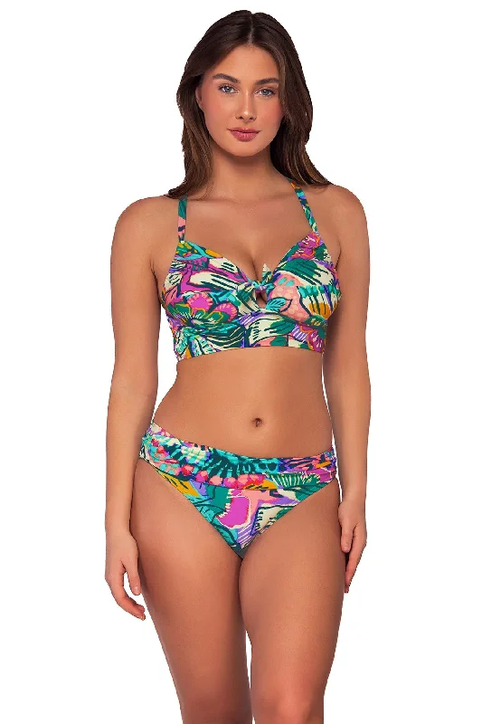 Sunsets Women's Swimwear Lush Garden Colette Bralette Bikini Top Halter Neck Swimsuit Sunsets Women's Swimwear Lush Garden Colette Bralette Bikini Top Halter Neck Swimsuit