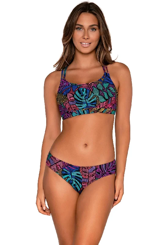 Sunsets Women's Swimwear Panama Palms Taylor Bralette Bikini Top Full Coverage Swimsuit Sunsets Women's Swimwear Panama Palms Taylor Bralette Bikini Top Full Coverage Swimsuit