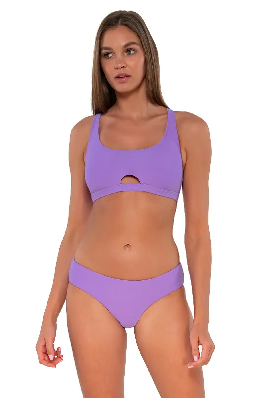 Sunsets Women's Swimwear Passion Flower Brandi Bralette Bikini Top Playful Pattern Swimsuit Sunsets Women's Swimwear Passion Flower Brandi Bralette Bikini Top Playful Pattern Swimsuit