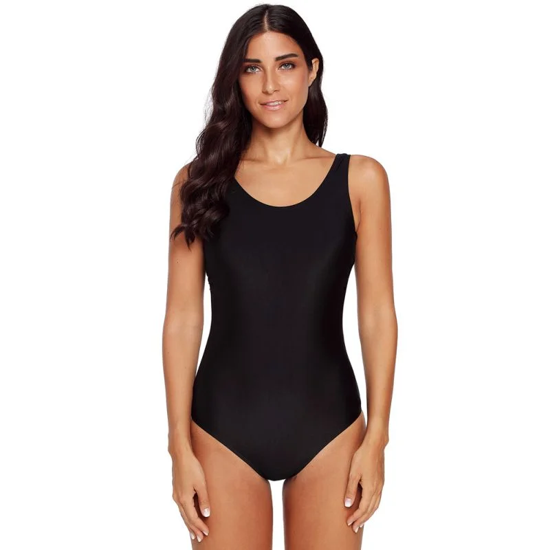 Unique Gradient Color Design Women U Neck One-Piece Padded Swimwear Plunge Back Swimsuit Unique Gradient Color Design Women U Neck One-Piece Padded Swimwear Plunge Back Swimsuit