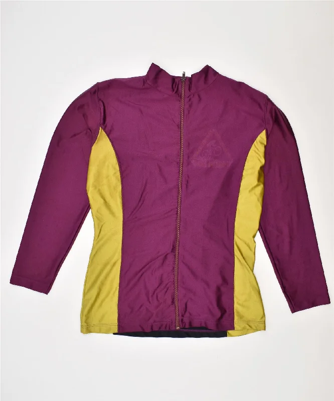AMERICAN SYSTEM Womens Tracksuit Top Jacket UK 16 Large Purple Colourblock Snapped Jacket Toggled Jacket Drawstring Jacket AMERICAN SYSTEM Womens Tracksuit Top Jacket UK 16 Large Purple Colourblock Snapped Jacket Toggled Jacket Drawstring Jacket