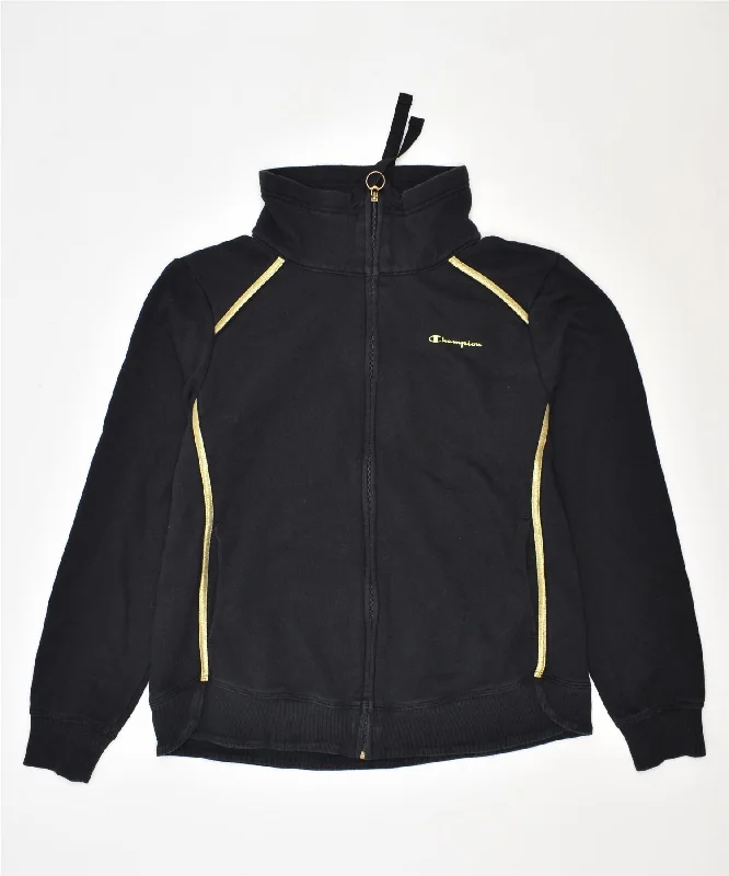 CHAMPION Womens Tracksuit Top Jacket UK 10 Small Black Cotton Cotton Jacket Linen Jacket Terry Jacket CHAMPION Womens Tracksuit Top Jacket UK 10 Small Black Cotton Cotton Jacket Linen Jacket Terry Jacket