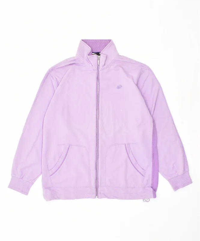 LOTTO Womens Tracksuit Top Jacket UK 14 Medium Pink Cotton Fleece Jacket Down Jacket Parka LOTTO Womens Tracksuit Top Jacket UK 14 Medium Pink Cotton Fleece Jacket Down Jacket Parka