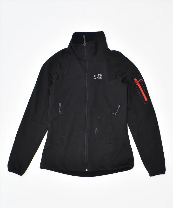 MILLET Womens Tracksuit Top Jacket UK 6 XS Black Polyester Insulated Jacket Fitted Jacket Loose Jacket MILLET Womens Tracksuit Top Jacket UK 6 XS Black Polyester Insulated Jacket Fitted Jacket Loose Jacket