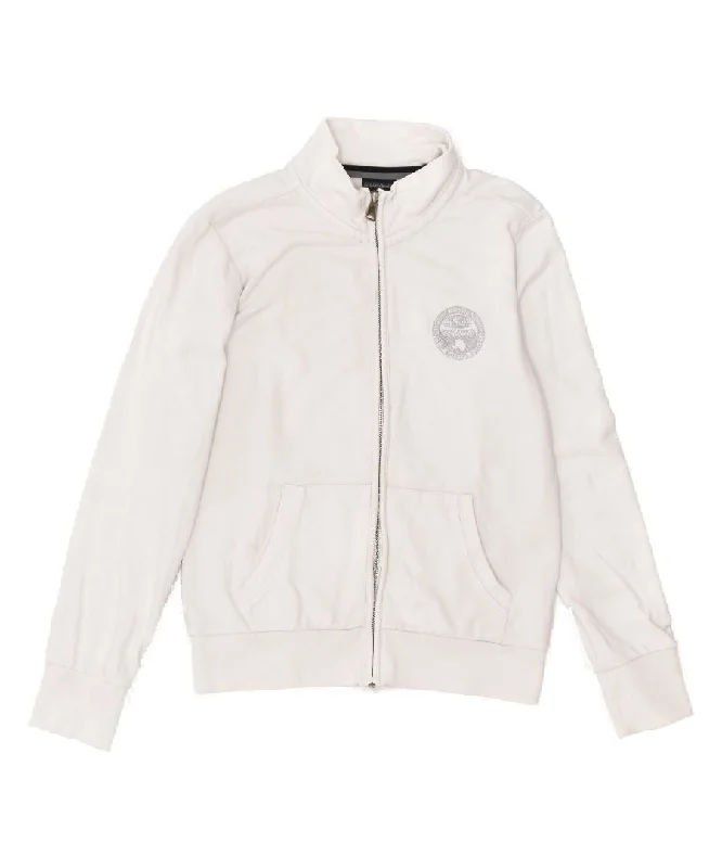 NAPAPIJRI Womens Tracksuit Top Jacket UK 10 Small White One-Shoulder Jacket Off-the-Shoulder Jacket Asymmetrical Jacket NAPAPIJRI Womens Tracksuit Top Jacket UK 10 Small White One-Shoulder Jacket Off-the-Shoulder Jacket Asymmetrical Jacket