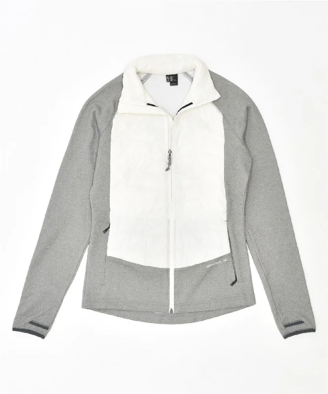 O'NEILL Womens Tracksuit Top Jacket UK 10 Small Grey Colourblock Polyester Striped Jacket Polka Dot Jacket Floral Jacket O'NEILL Womens Tracksuit Top Jacket UK 10 Small Grey Colourblock Polyester Striped Jacket Polka Dot Jacket Floral Jacket