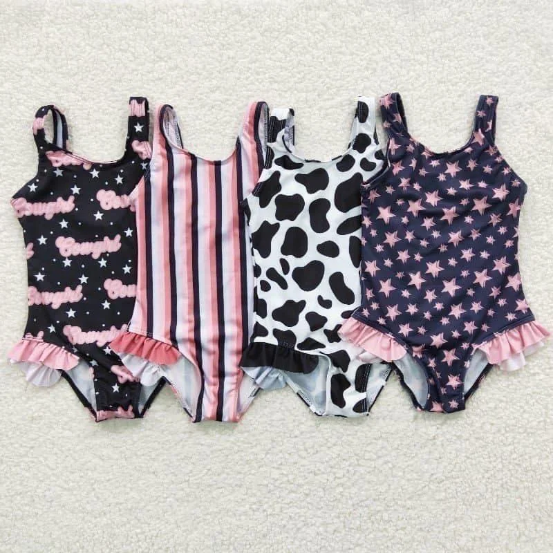 RTS cowgirl star navy blue one-piece swimsuit Cow print one piece swimsuit Cow print one piece swimsuit Two-Piece Beachwear RTS cowgirl star navy blue one-piece swimsuit Cow print one piece swimsuit Cow print one piece swimsuit Two-Piece Beachwear