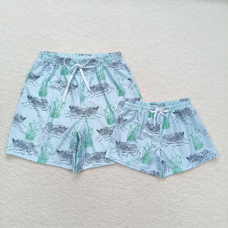 swimming trunks Sibling Sister Clothes swim S0359 Adult male duck aqua swimming trunks Elegant Swimsuit Bottoms swimming trunks Sibling Sister Clothes swim S0359 Adult male duck aqua swimming trunks Elegant Swimsuit Bottoms
