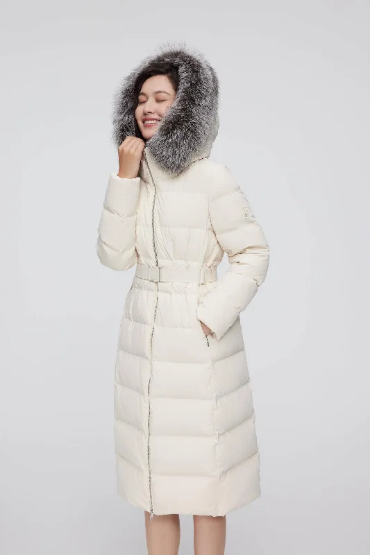 Full Length Hooded Goose Down Jacket With Fur Chenille Jacket Brocade Jacket Lace Jacket Full Length Hooded Goose Down Jacket With Fur Chenille Jacket Brocade Jacket Lace Jacket