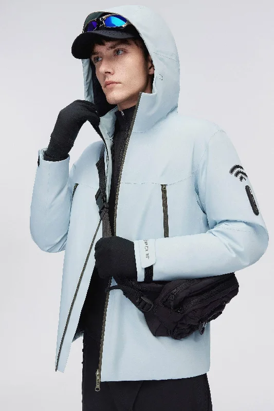 High-Performance GORE-TEX® Goose Down Jacket Denim Fabric Leather Fabric Suede Fabric High-Performance GORE-TEX® Goose Down Jacket Denim Fabric Leather Fabric Suede Fabric