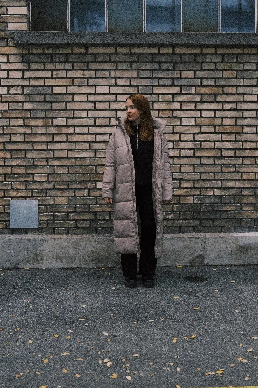 long puffer jacket - limestone Satin Jacket Silk Jacket Chiffon Jacket