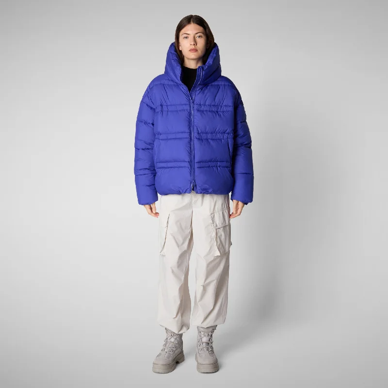 Women's animal free puffer jacket keri in gentian blue Hooded Jacket Caped Jacket Shawl Collar Jacket Women's animal free puffer jacket keri in gentian blue Hooded Jacket Caped Jacket Shawl Collar Jacket