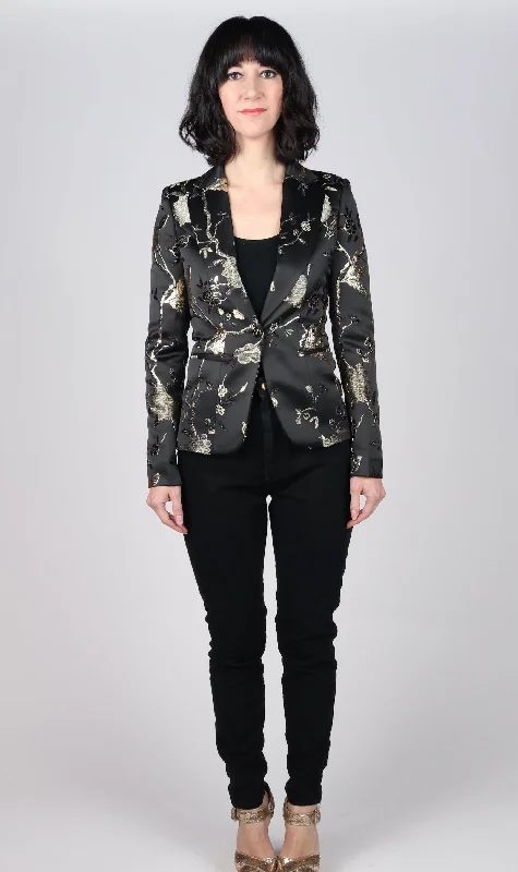 Any Old Iron The Birds Jacket Print Jacket Jacquard Jacket Embroidered Jacket