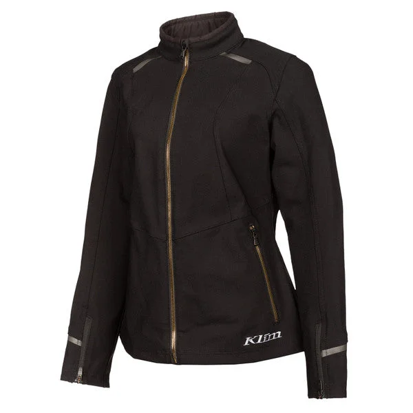 Klim Women's Marrakesh Jacket Black Knit Jacket Woven Jacket Fleece Jacket