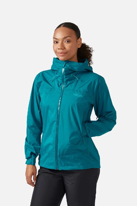 Rab Downpour Plus 2.0 Waterproof Jacket Women's Print Jacket Jacquard Jacket Patchwork Jacket