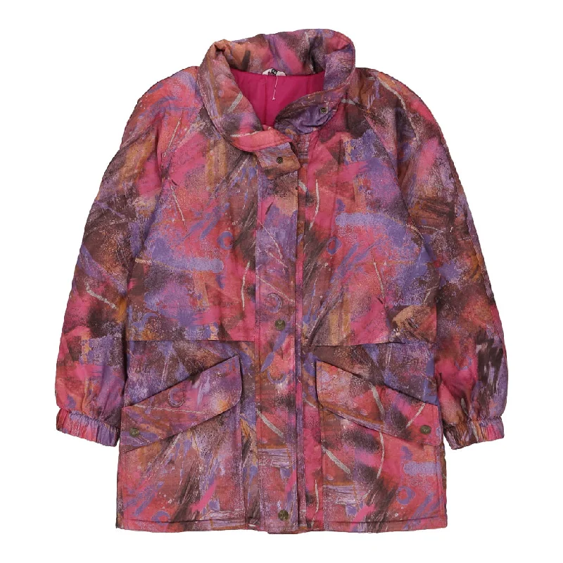 Unbranded Jacket - XL Pink Polyester Blend Print Jacket Jacquard Jacket Embroidered Jacket