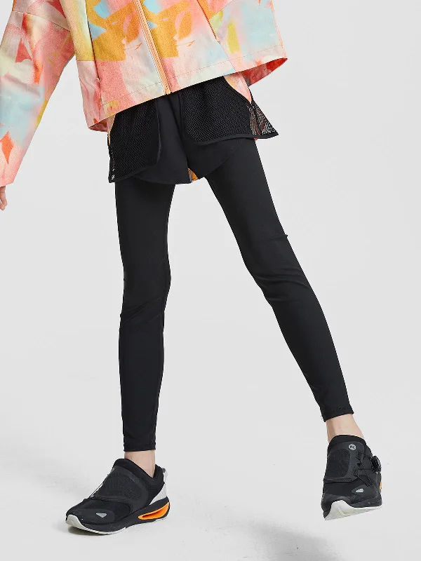 HEAVENLY Pleated Skirted Leggings cashmere skirt fine