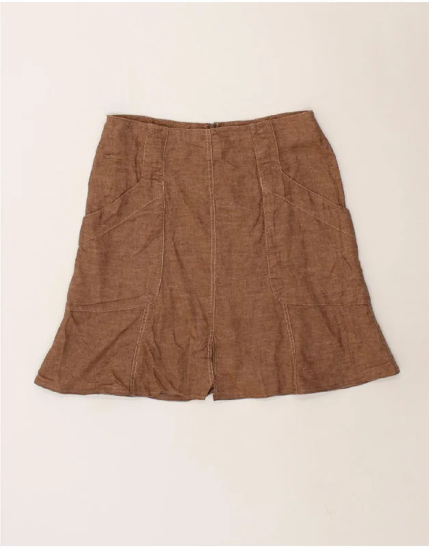MARLBORO CLASSICS Womens Denim Skirt EU 44 XL W32 L21 Brown Linen cashmere skirt rich MARLBORO CLASSICS Womens Denim Skirt EU 44 XL W32 L21 Brown Linen cashmere skirt rich