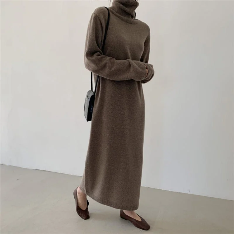 Straight Loose Overknee Long Skirt All-matching High Neck Inner Wear seamless skirt comfort Straight Loose Overknee Long Skirt All-matching High Neck Inner Wear seamless skirt comfort
