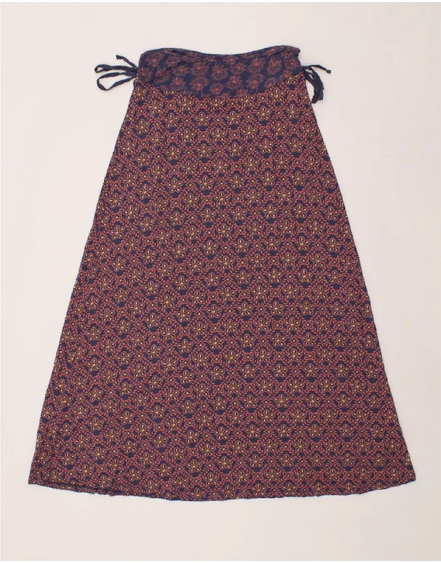 WHITE STUFF Womens Maxi A-Line Skirt UK 8 Small W26 Multicoloured Floral low waist skirt WHITE STUFF Womens Maxi A-Line Skirt UK 8 Small W26 Multicoloured Floral low waist skirt