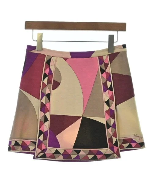 EMILIO PUCCI Mini skirts slim fit skirt